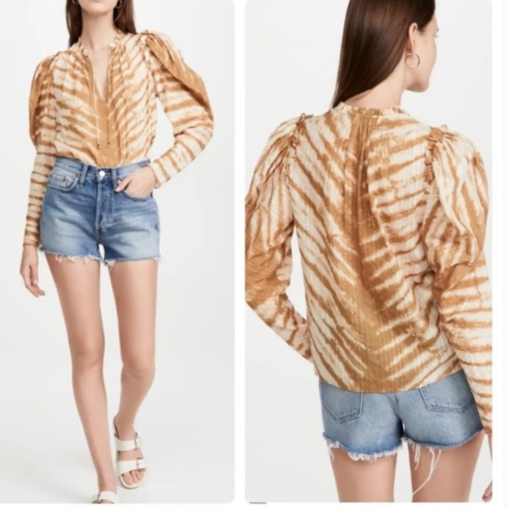 ULLA JOHNSON | Madena Blouse in Sand